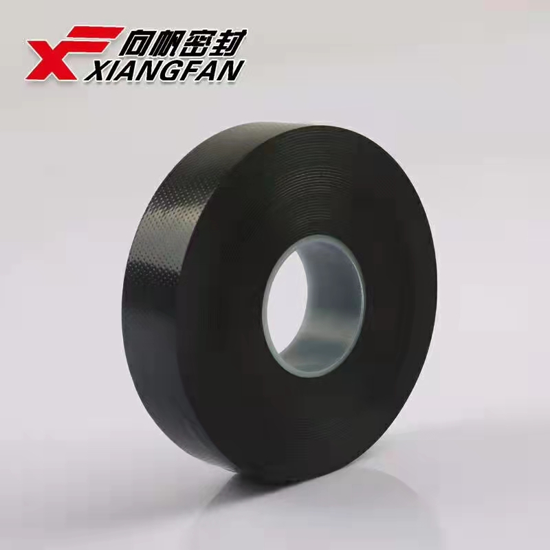 black electrical insulation tape