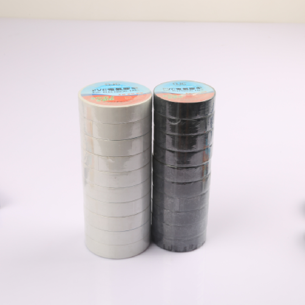 black electrical insulation tape